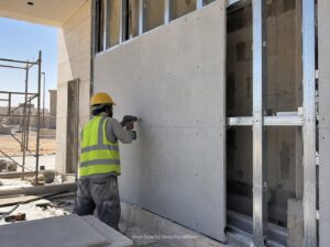 تركيب اسمنت بورد